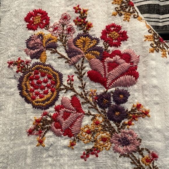 Savanna Jane Striped Straight Shooter Blouse size Small - Picture 4 of 8